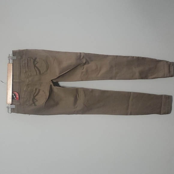 Nwt RUE21 JEANS WOMENS Sz 0 Brown Distressed ripped Get The Lift Lightweigt New - Picture 7 of 10